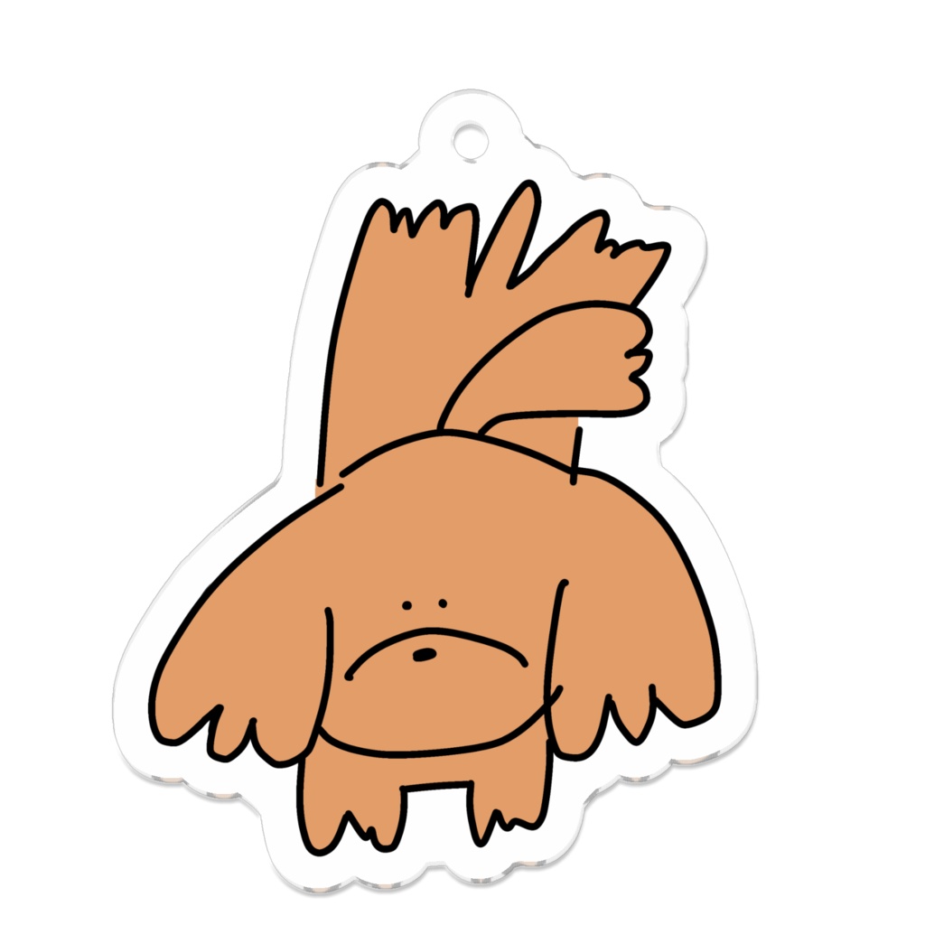 アメリカンコッカースパニエルっぽい犬アクリルキーホルダー