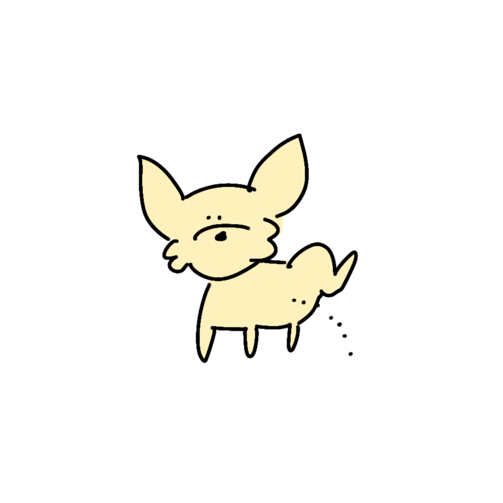 チワワっぽい犬Tシャツ