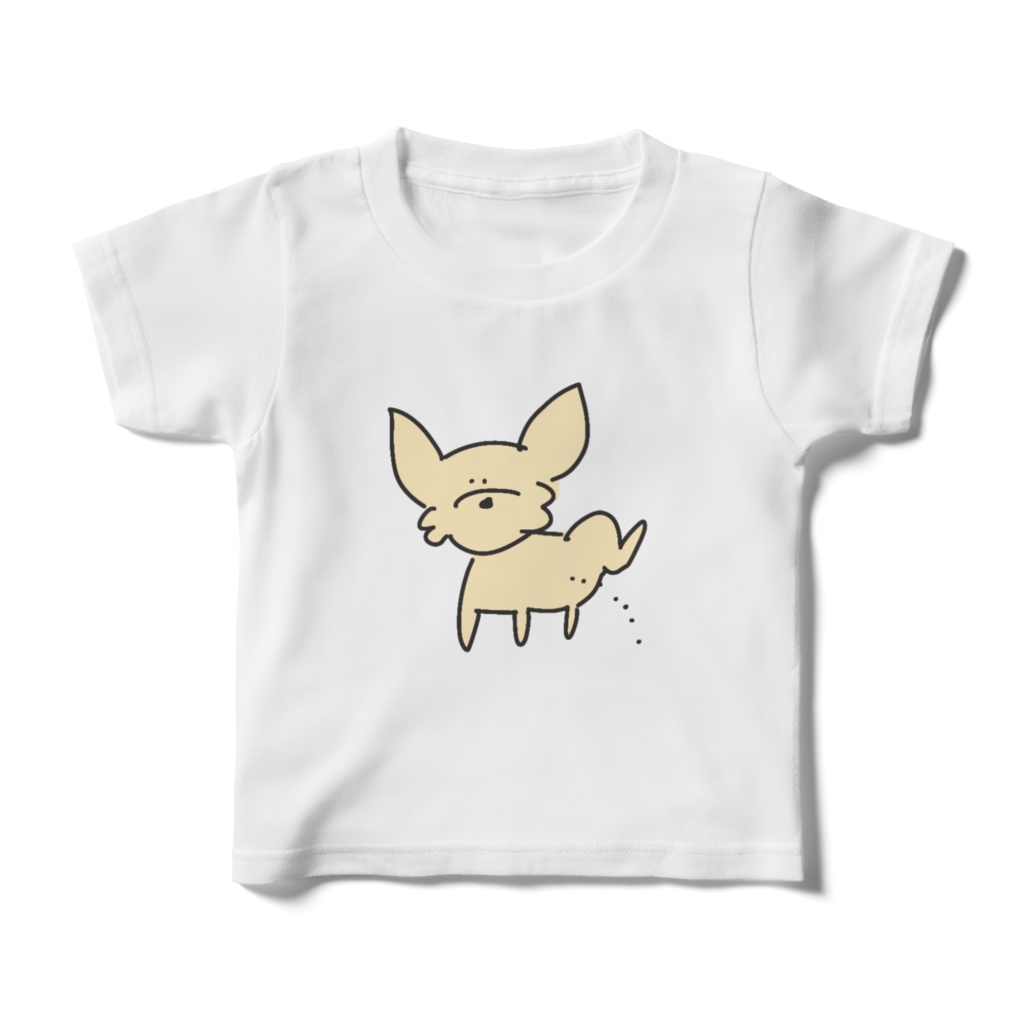 チワワっぽい犬Tシャツ(キッズ)