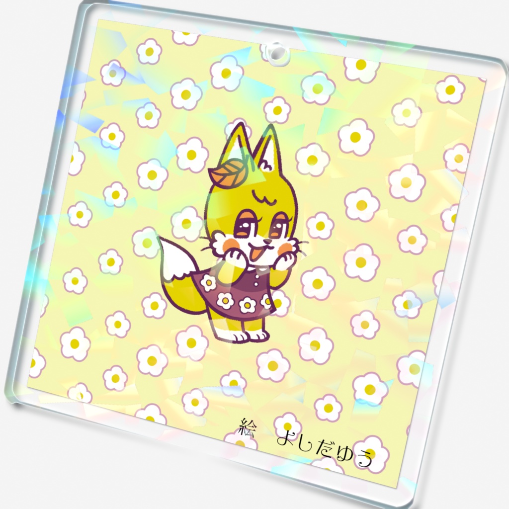 スイートポテトちゃんホログラムアクリルキーホルダー