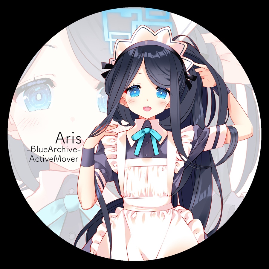 アリス(メイド)白雲石コースター