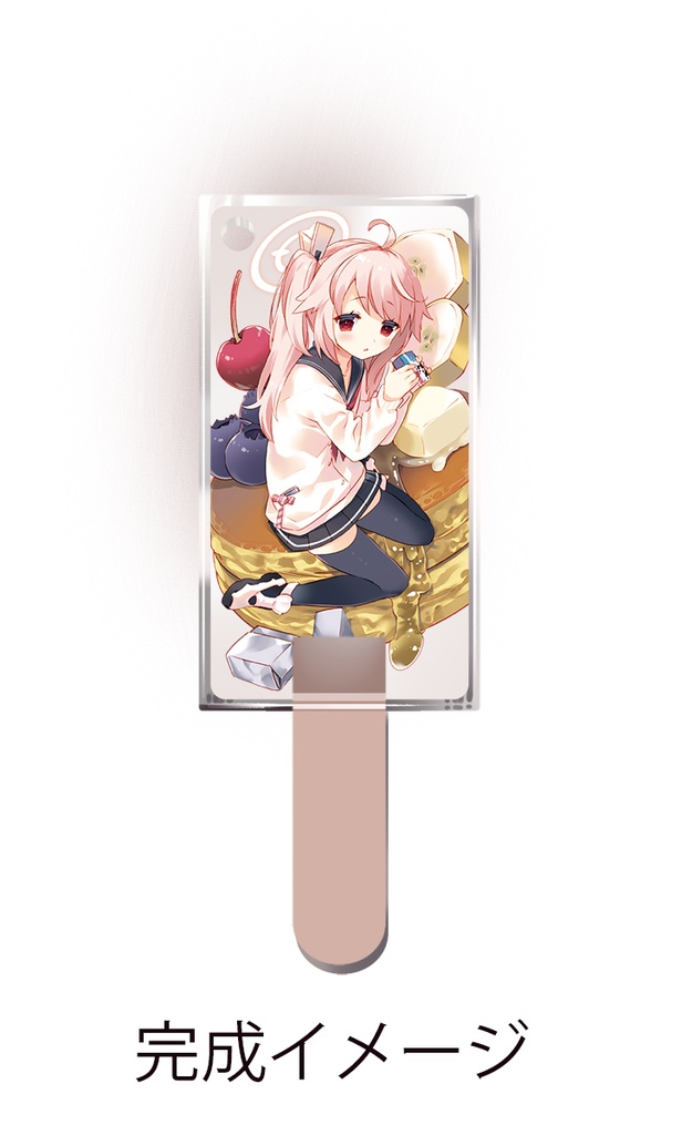 放課後スイーツ部+宇沢レイサ アクリルアイスキャンディーセット クリアファイルつき