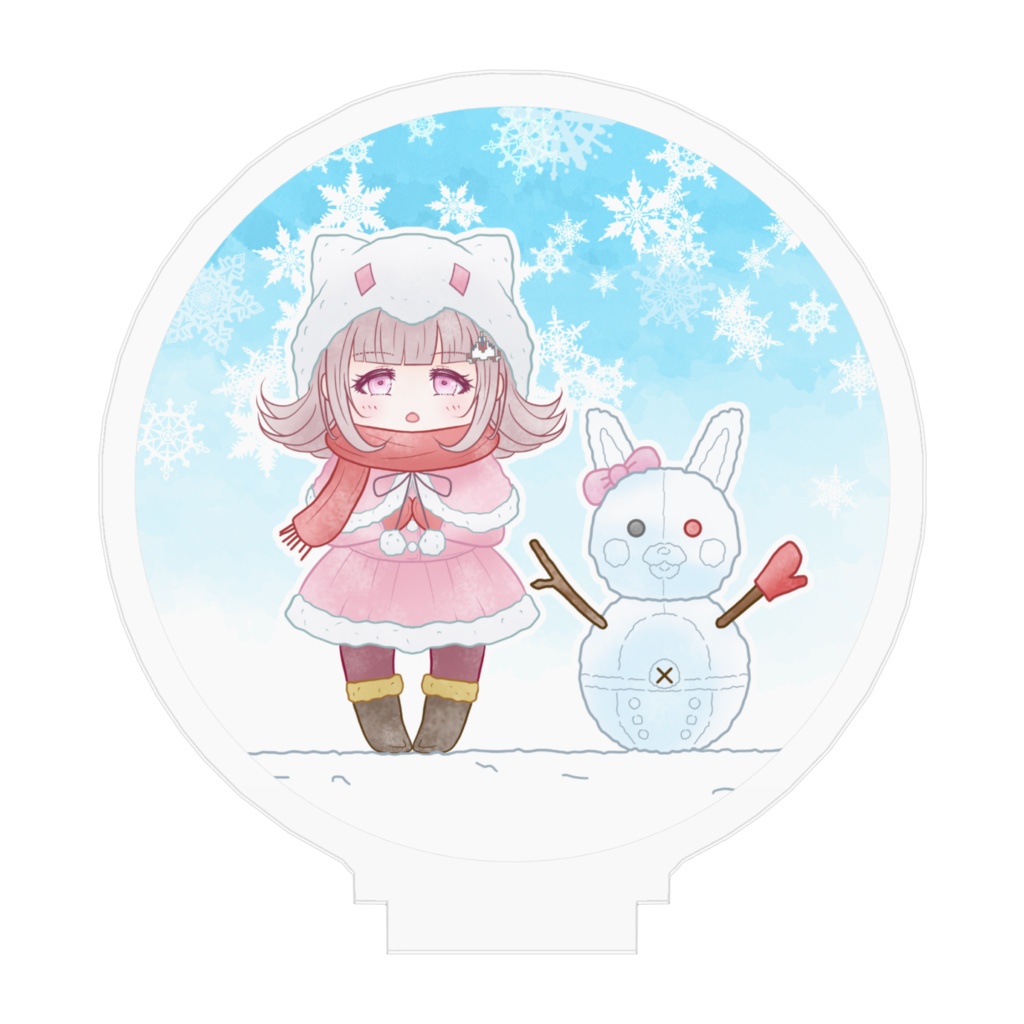 【同人】七海&モノミアクリルフィギュアSnow ver.