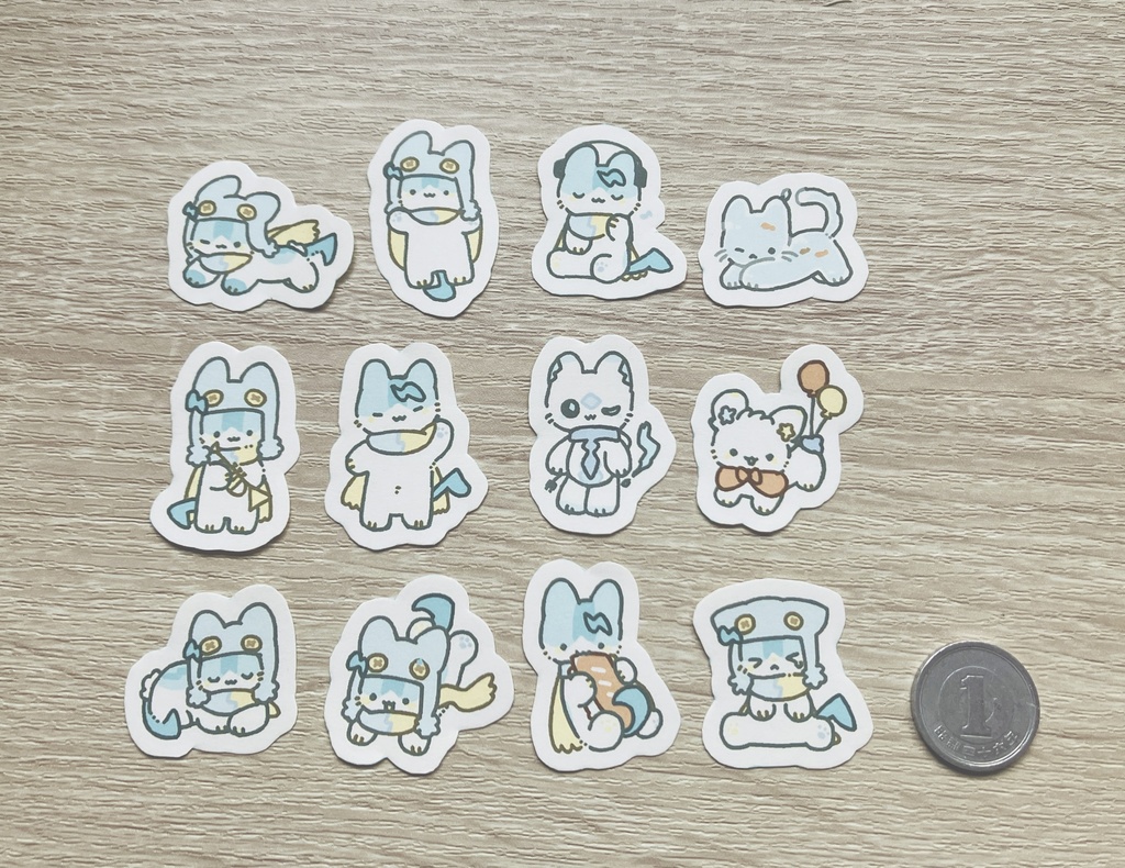 創作フレークシール