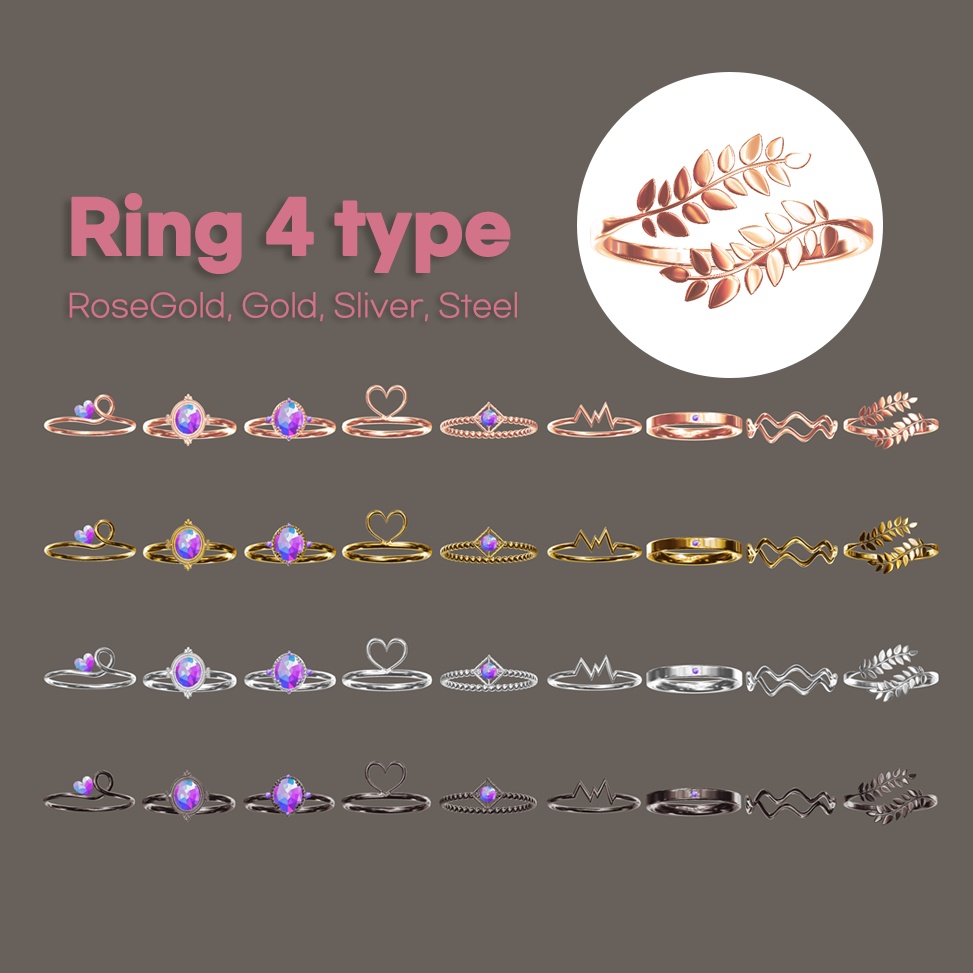 Rings 9 Set / リング9セット