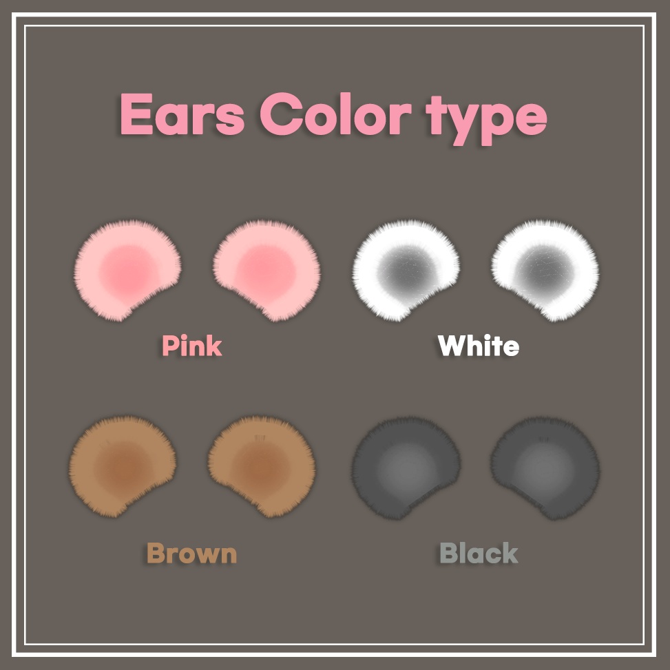 [VRChat想定] リスの耳(Squirrel ears) [Phys Bone対応] - Muhly Shop - BOOTH