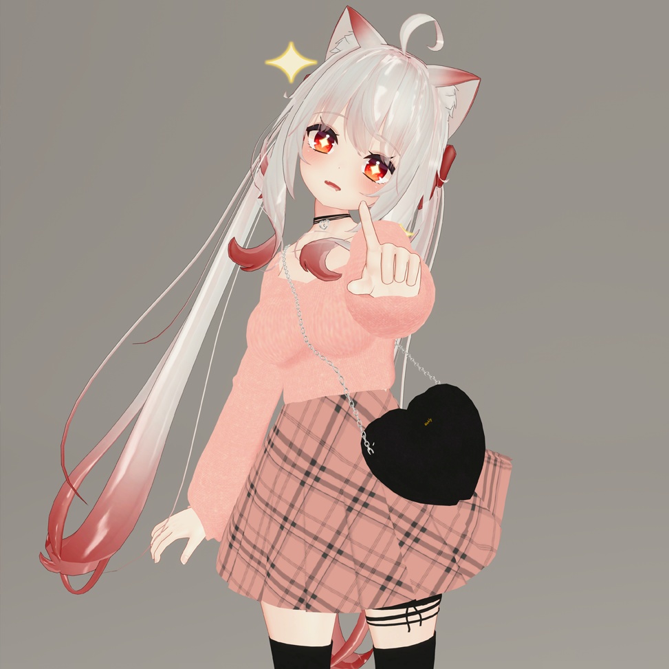 [VRChat] Maya(舞夜) Hair texture simple (Free)