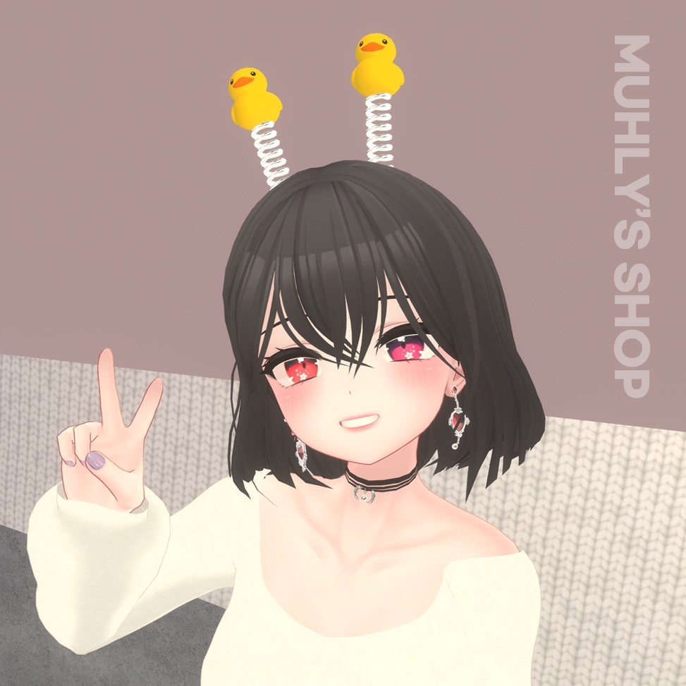 [VRChat想定] ばね鴨 (Spring Duck) [Phys Bone] - Muhly Shop - BOOTH