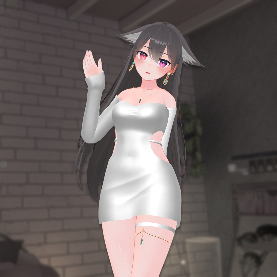 [VRChat] BIBIAN - Dress type (Moe萌, Kikyo桔梗) - Muhly Shop - BOOTH