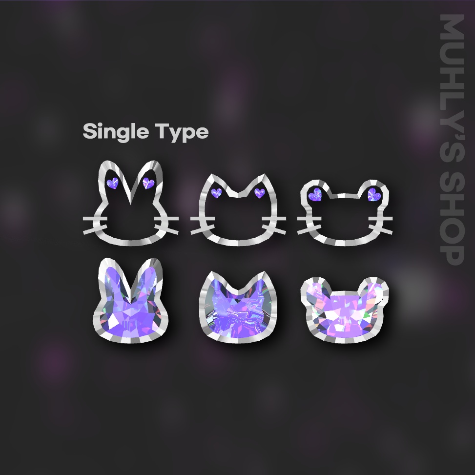 (FREE無料) Animal Hair Pins