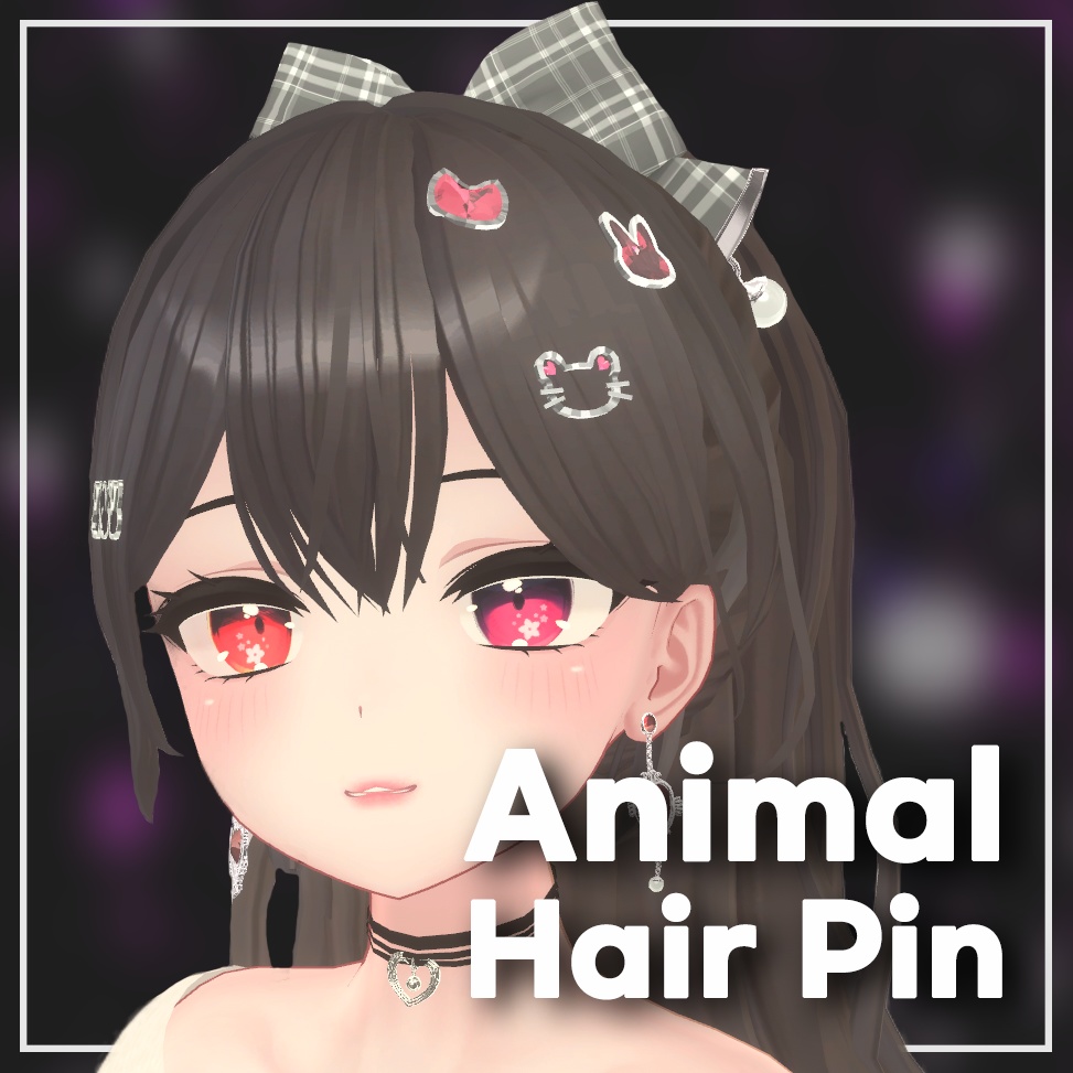 (FREE無料) Animal Hair Pins