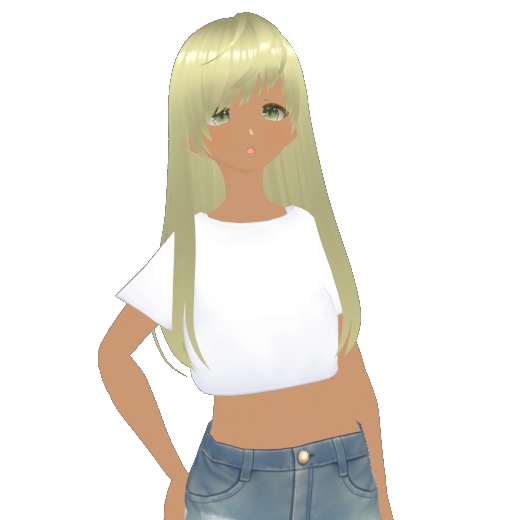 【無料】VRoid 金髪美少女ギャル 3Dモデル「Mizki」【VRM】