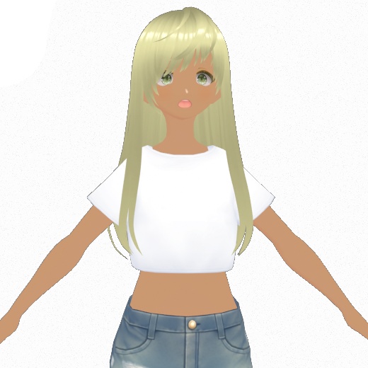 【無料】VRoid 金髪美少女ギャル 3Dモデル「Mizki」【VRM】