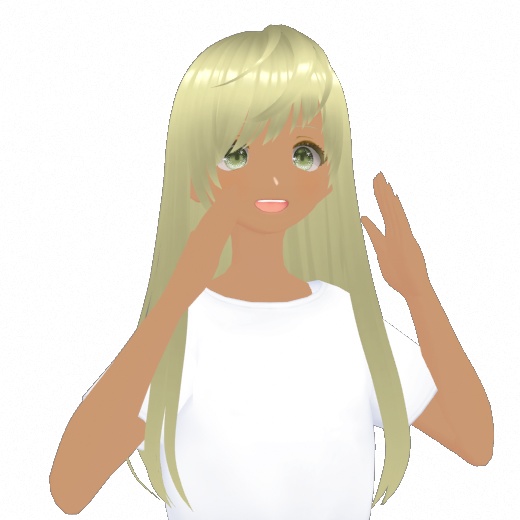 【無料】VRoid 金髪美少女ギャル 3Dモデル「Mizki」【VRM】