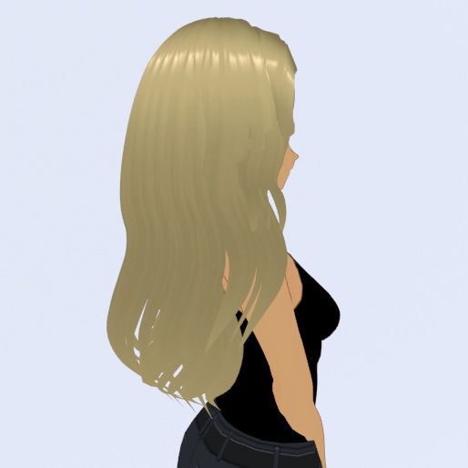 【無料】VRoid用ヘアプリセット「愛しの平成ギャルヘアー」