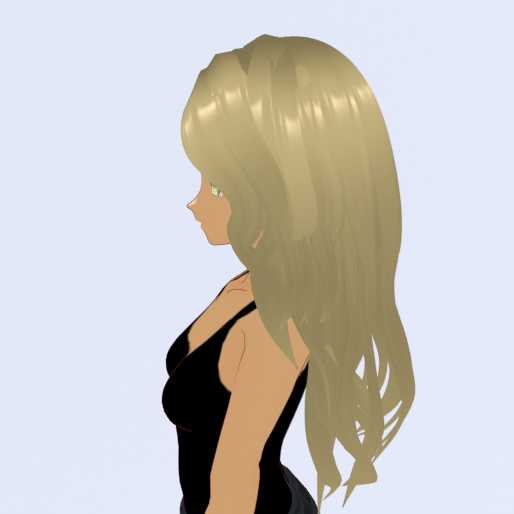 【無料】VRoid用ヘアプリセット「愛しの平成ギャルヘアー」