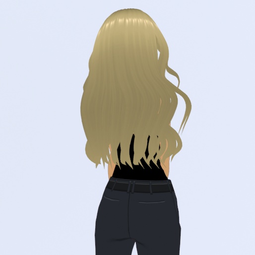 【無料】VRoid用ヘアプリセット「愛しの平成ギャルヘアー」