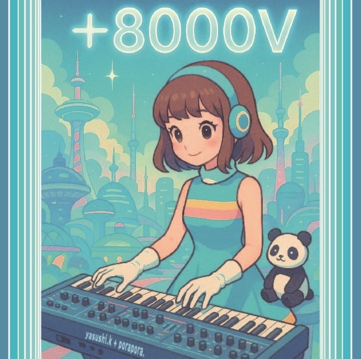 +8000V