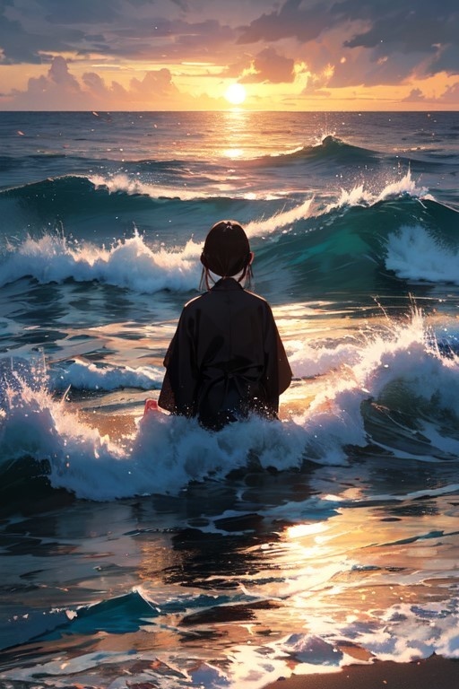 フリーBGM：『波』nami