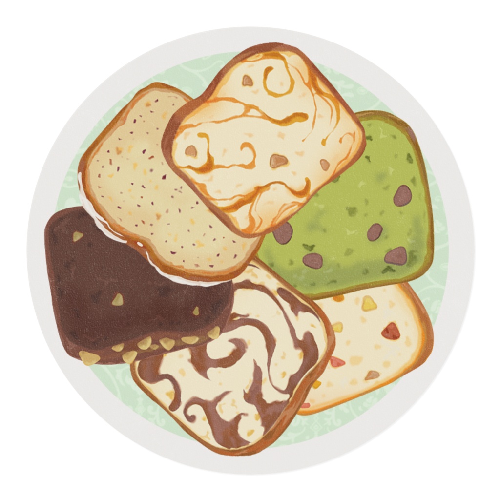 ふわふわパウンドケーキたちのマステ