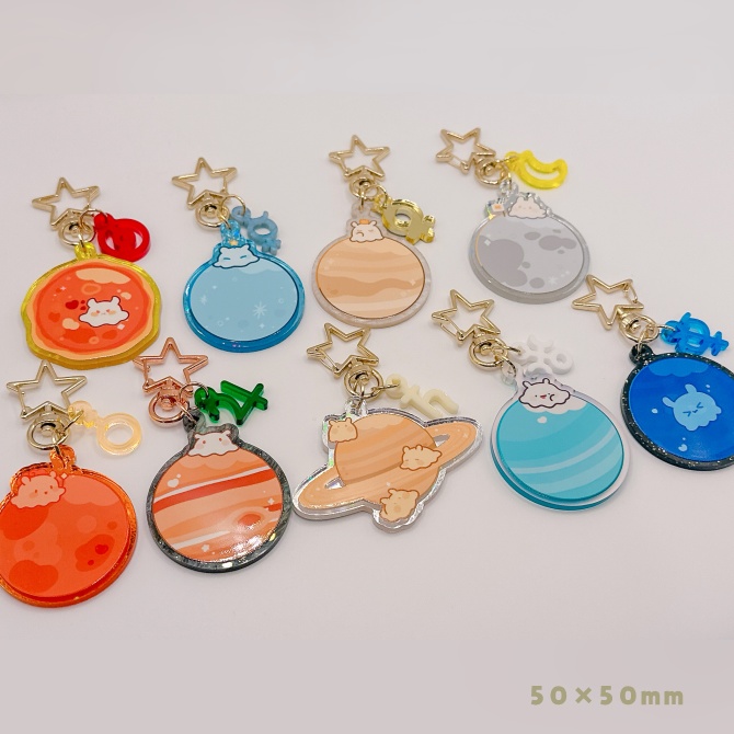 しんりゃく！めんだこ星人アクリルキーホルダー