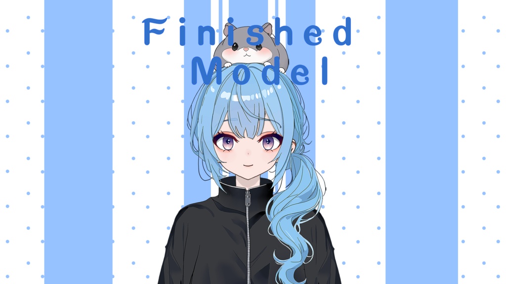 【Live2D】Kiri‑Home Girl Finished Model（Compatible with Vtube Studio）-VLFry（Virtual Little Fries）