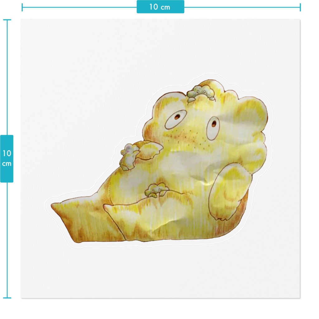 こだまえくんステッカー