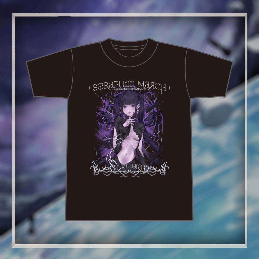 【1stワンマングッズ】堕天使メタルロゴTシャツ