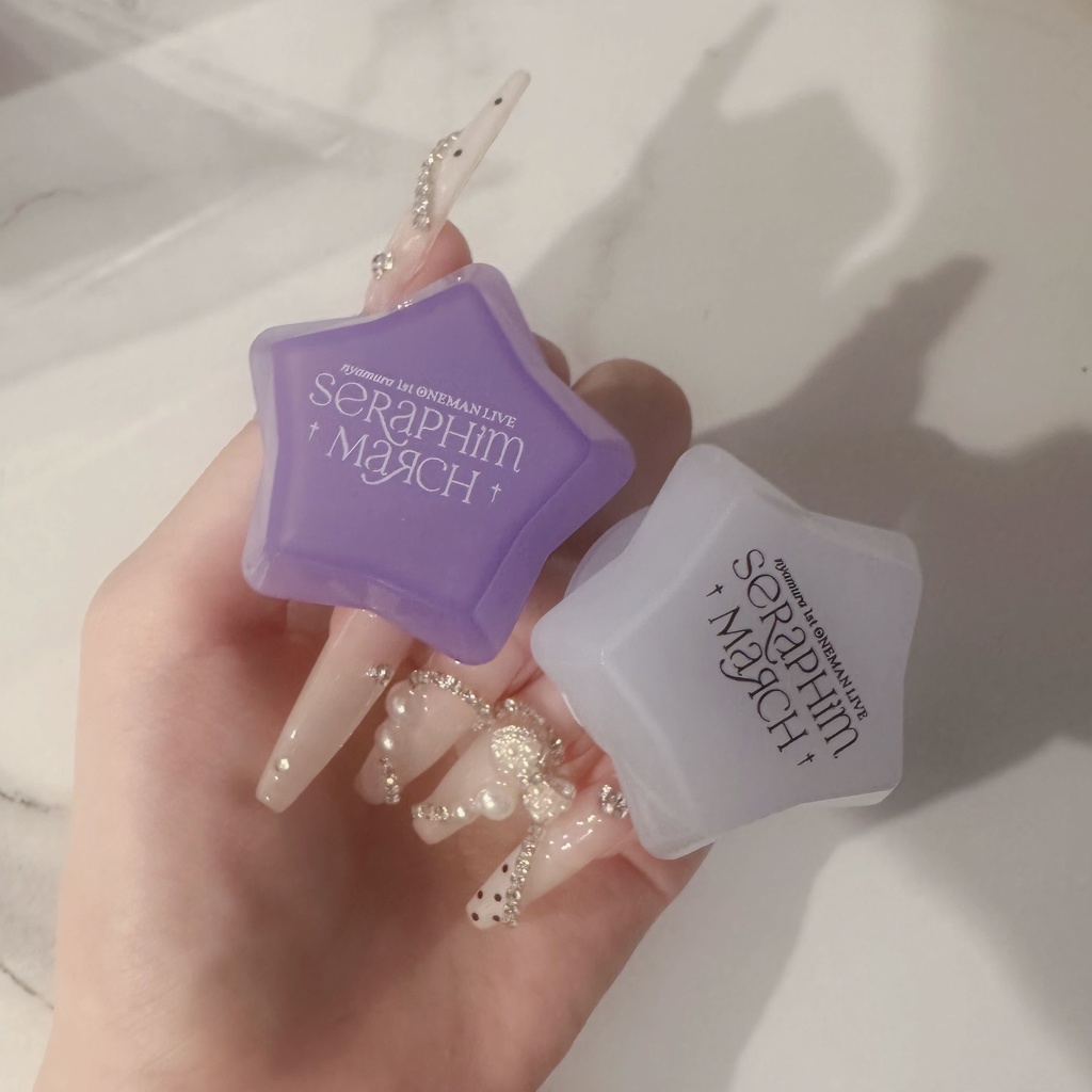 【1stワンマングッズ】お星さまリングライト(紫/白)