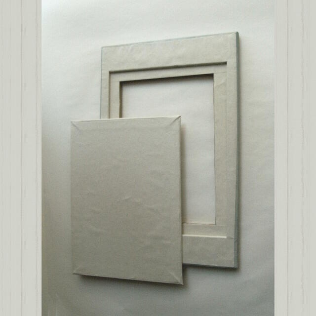 『花の絵』原画(枠付き)