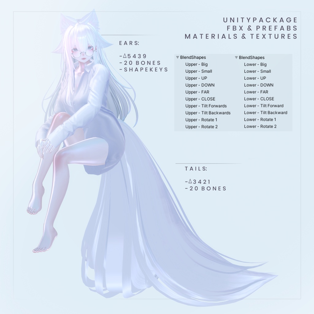 ;AKALII EARS & TAIL (耳と尻尾)