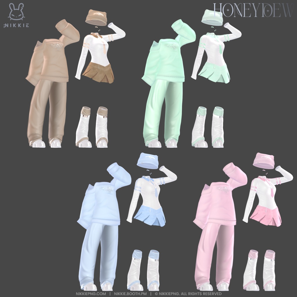 「10アバター対応 」 ;HONEYDEW