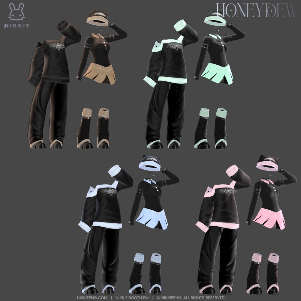 「10アバター対応 」 ;HONEYDEW