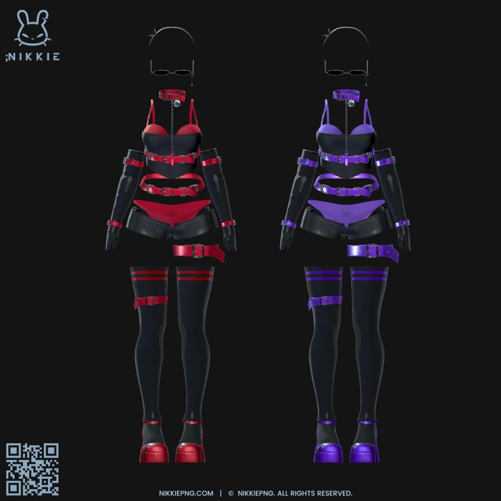 「6アバター対応 」 ;CHIC NOIR