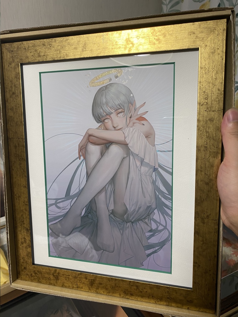『拗ねないで』複製画