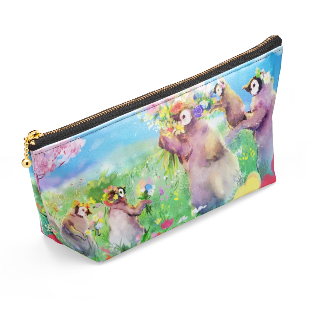 「花」のポーチ