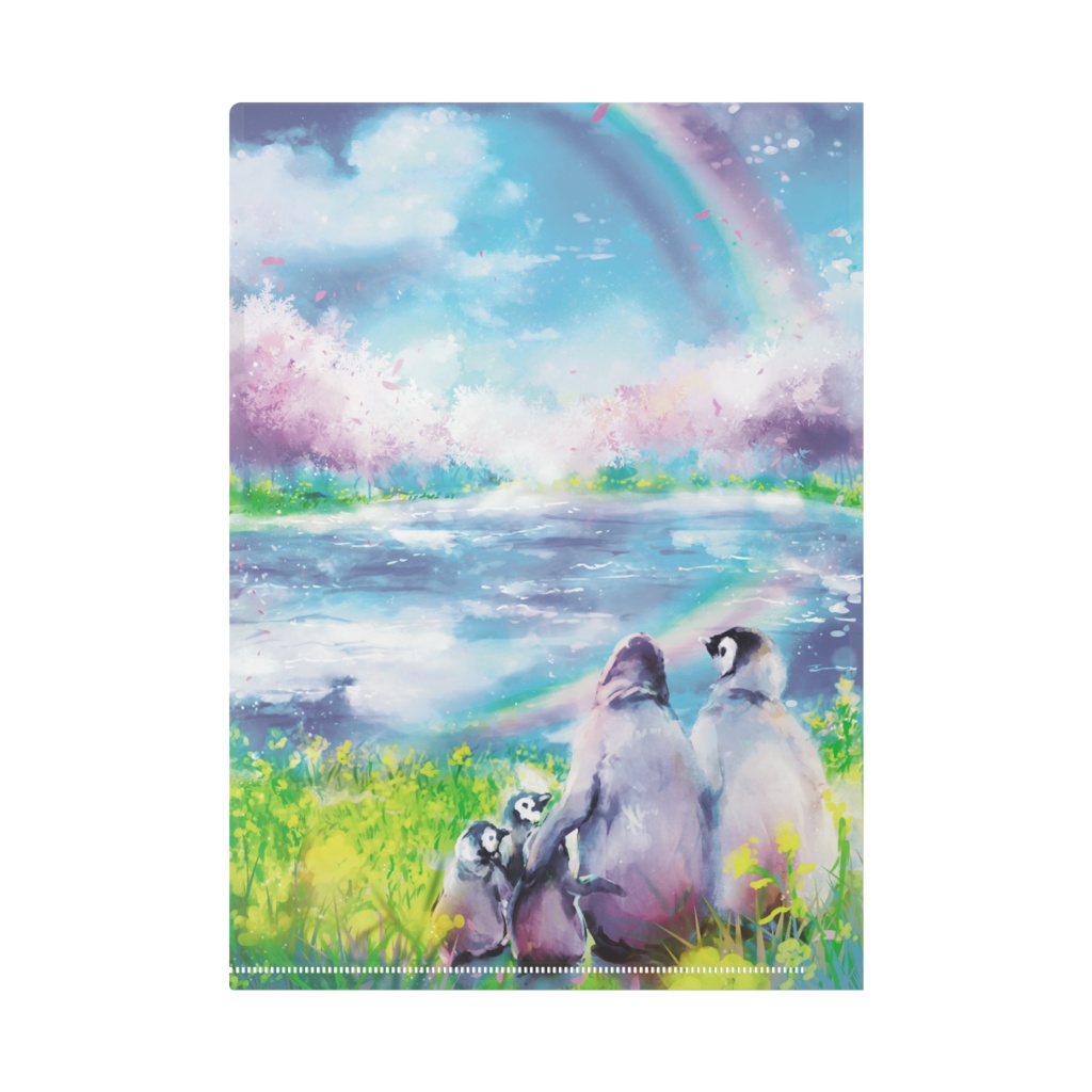 「春」のクリアファイル