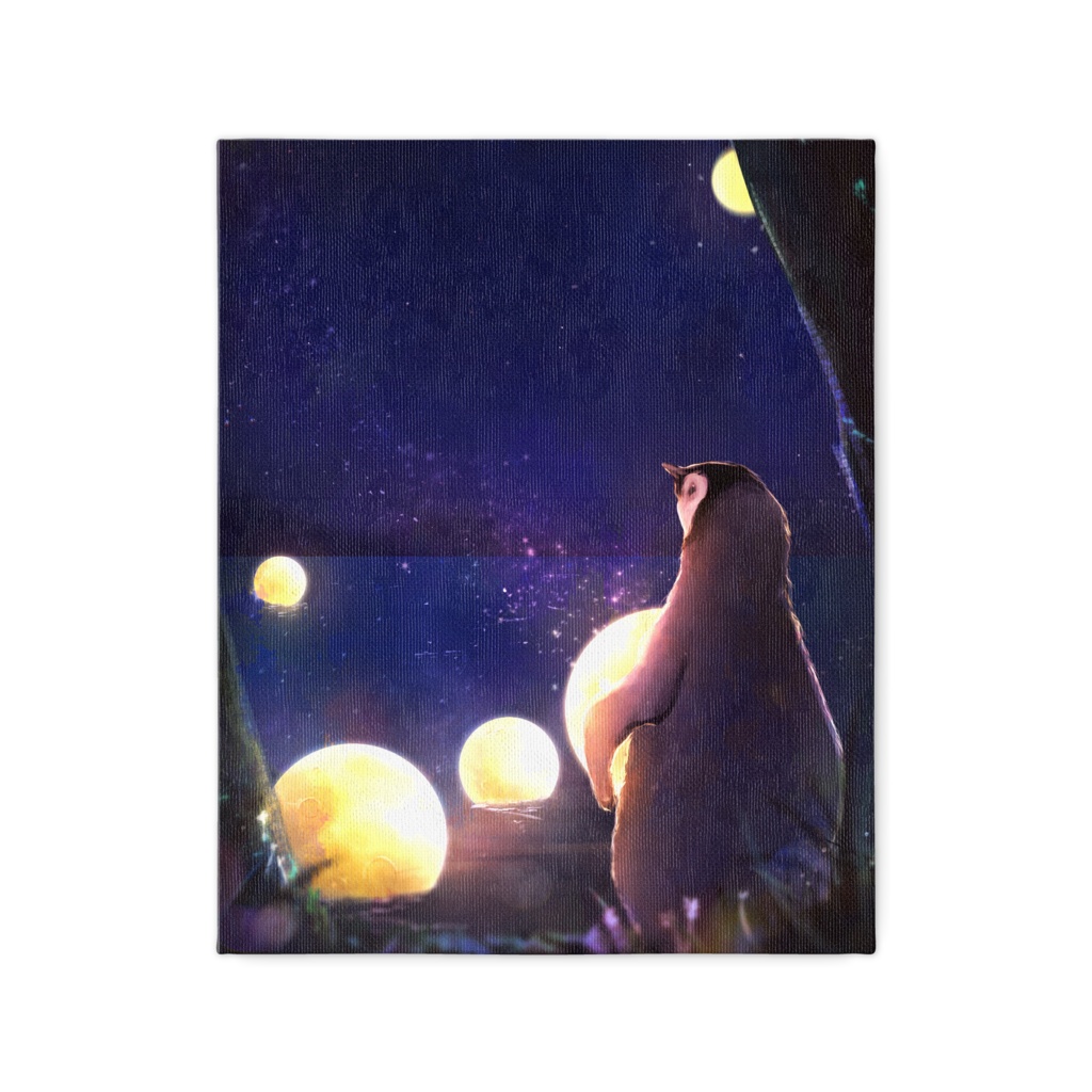 「星降る夜」のキャンバスアート
