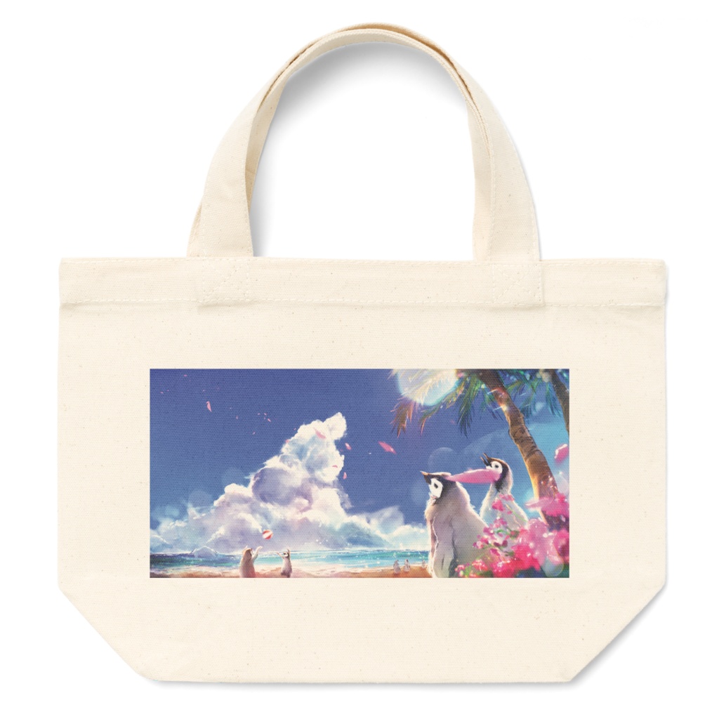 「おかえりサマー」のトートバッグ