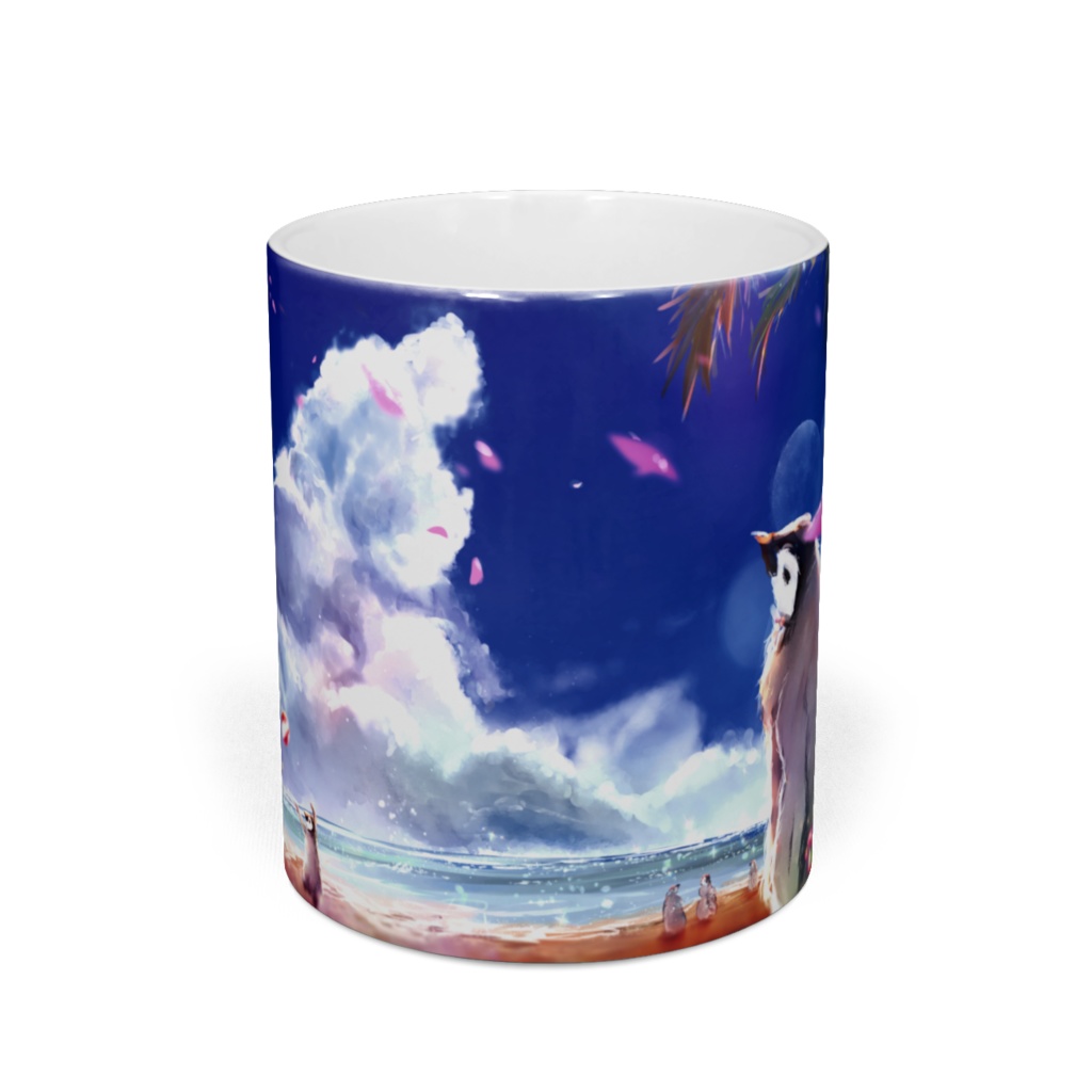 「おかえりサマー」のマグカップ