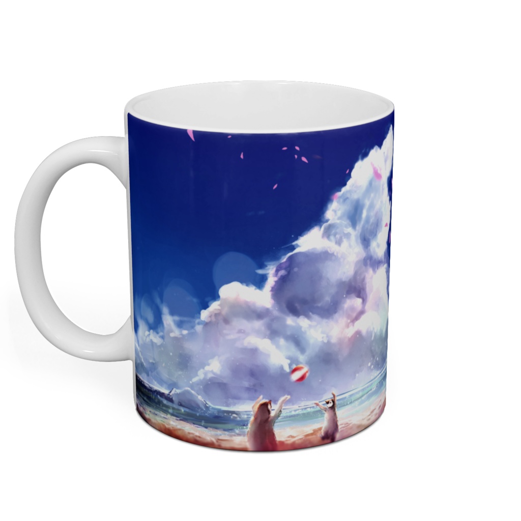 「おかえりサマー」のマグカップ