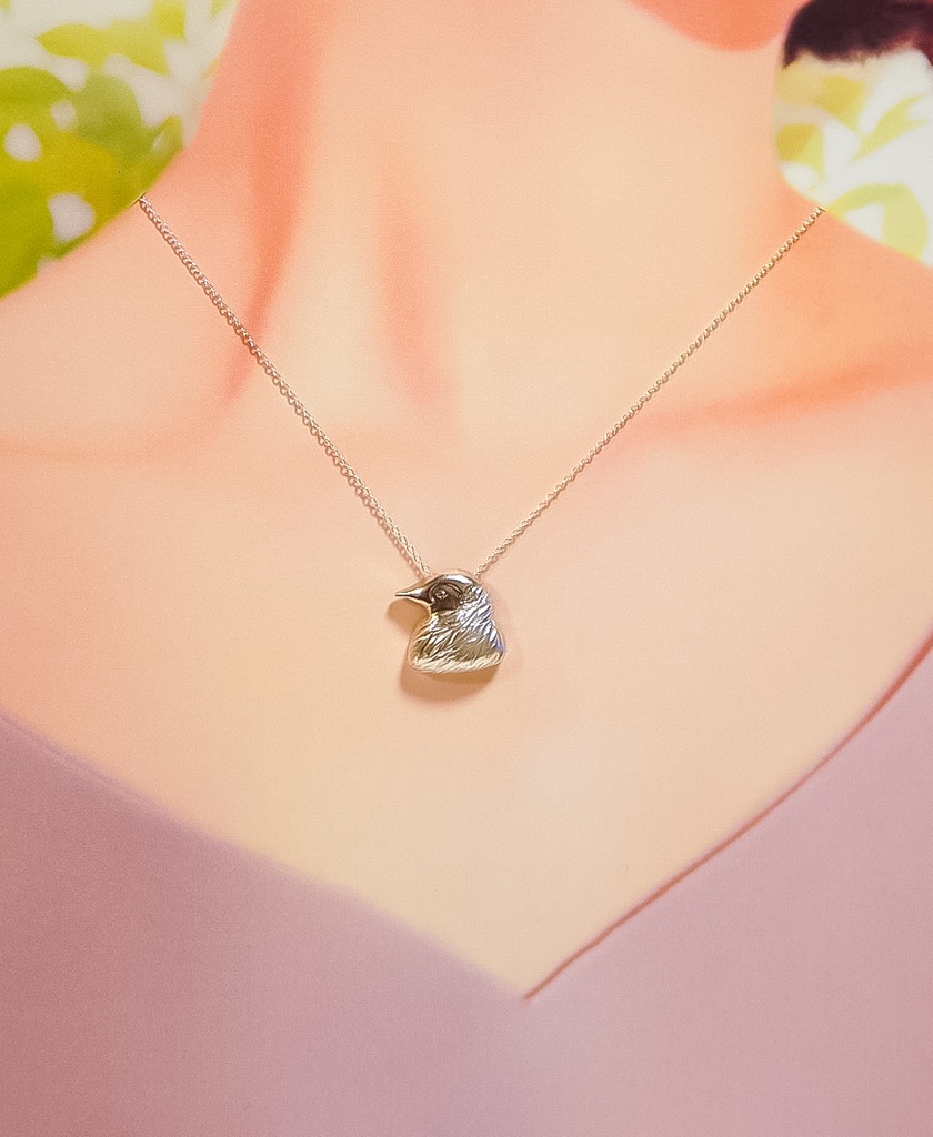 ペンギンのシルバーネックレス