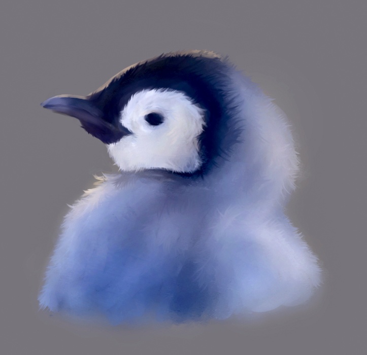 ペンギンのシルバーネックレス