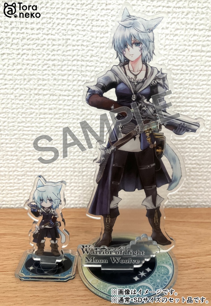 【頭割り7受注生産】アクリルスタンドA(ムーン・ウールヴ)【2025年11月初旬発送予定】