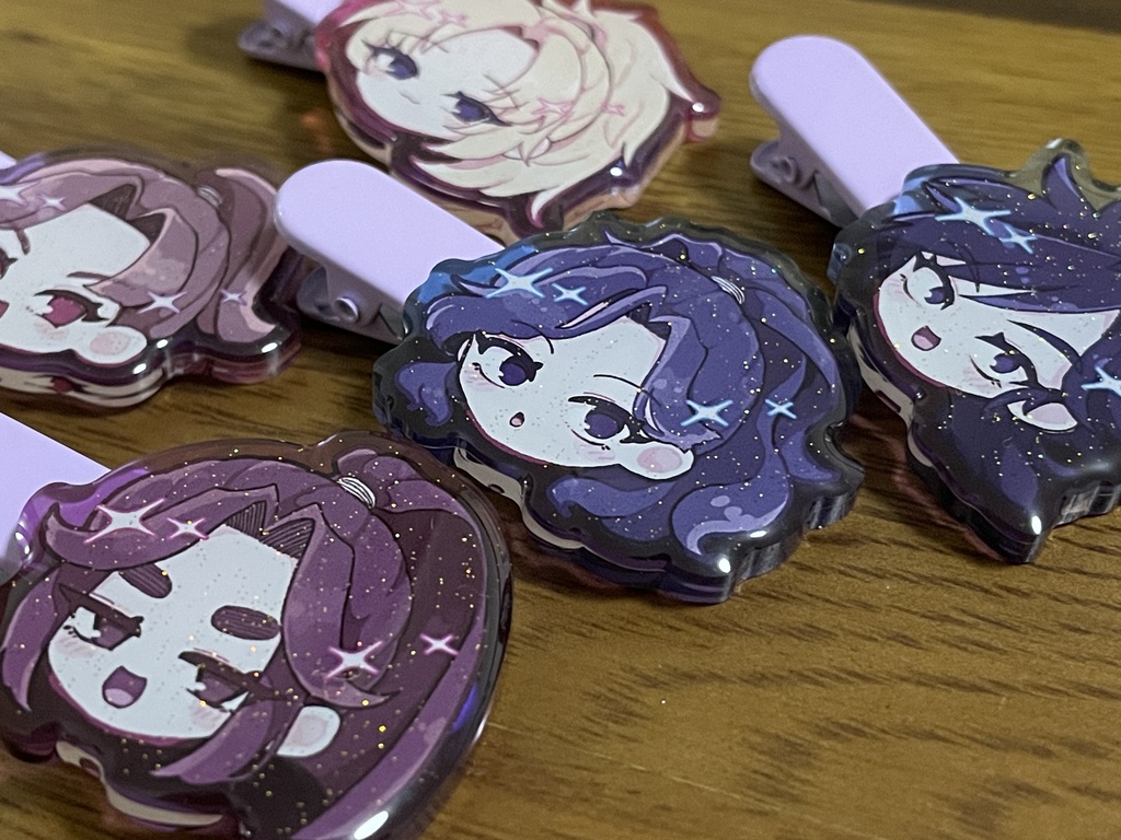 【忍Fes.35】4ねんアクリルクリップ