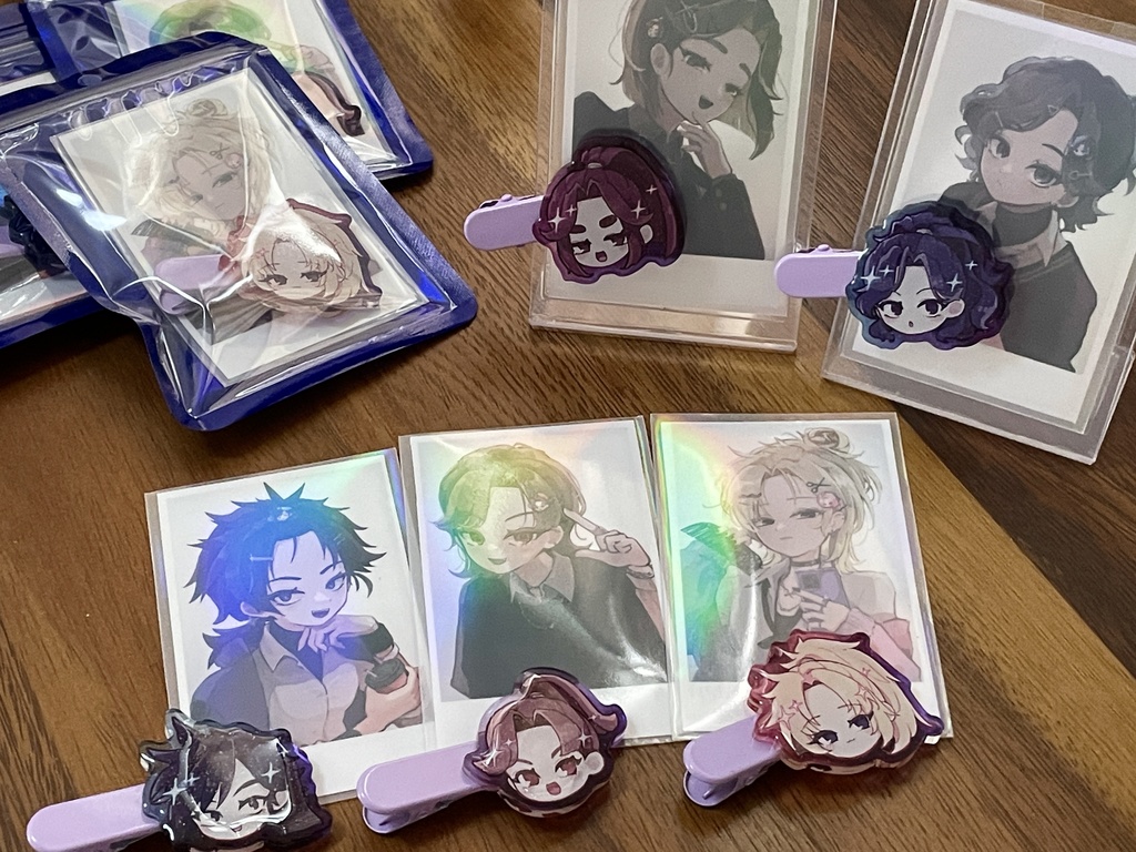 【忍Fes.35】4ねんアクリルクリップ