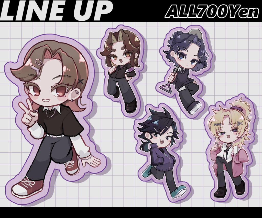 【忍Fes.35】4ねん学パロアクスタ