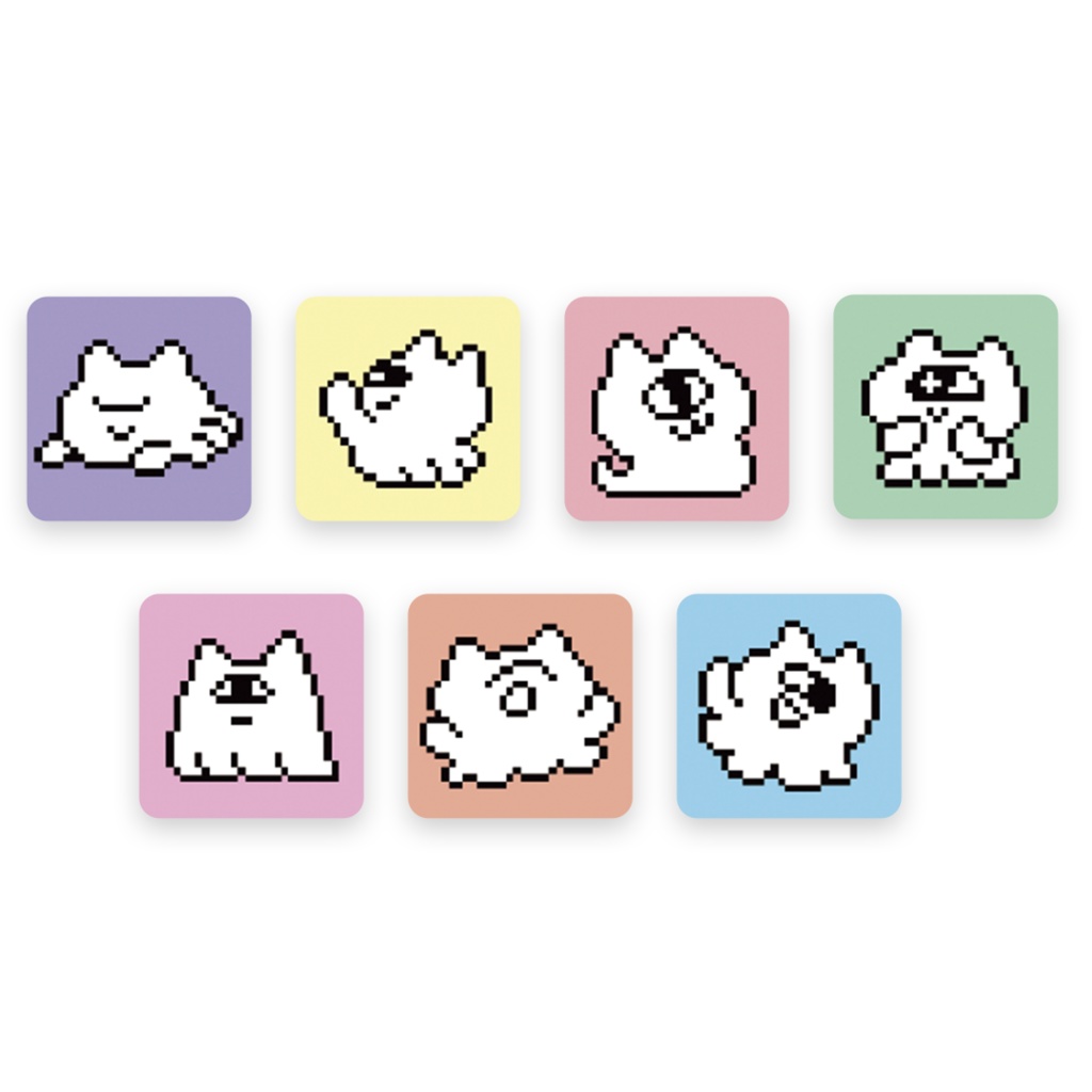 ポイねこ星人 ミニシール