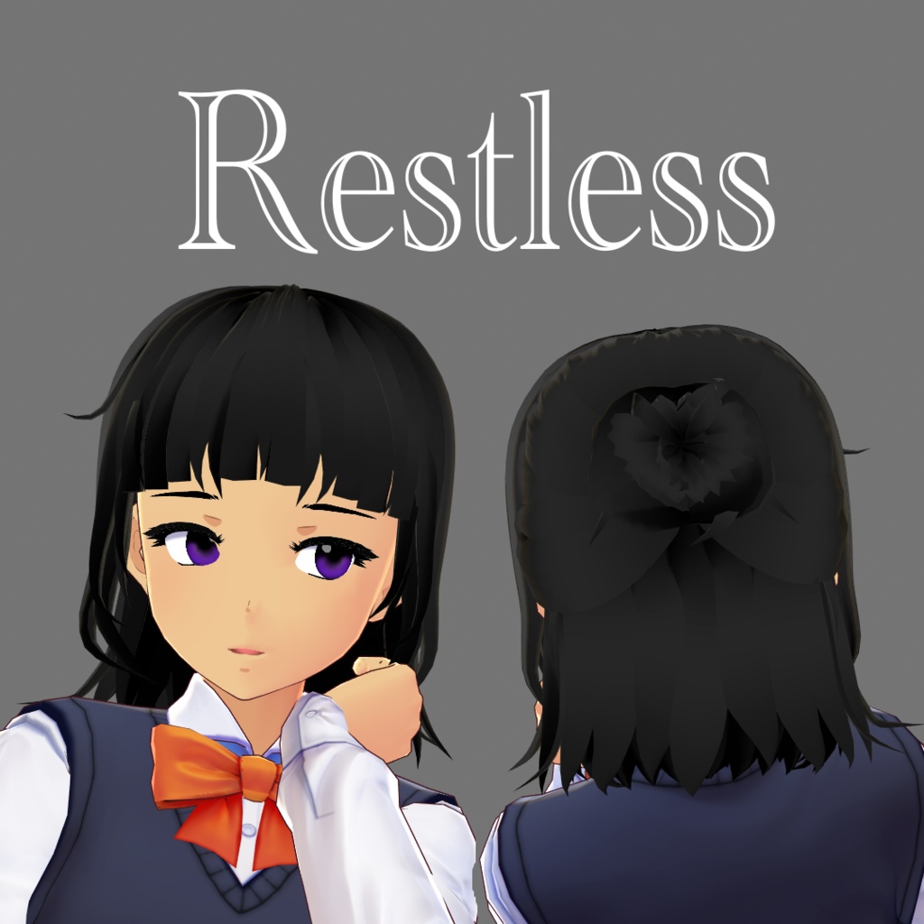 [ VRoid ] Restless (Hair Preset) || FREE