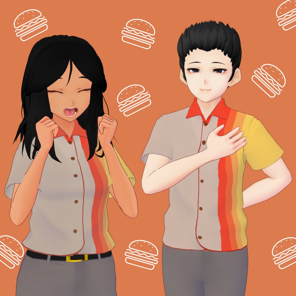 [ VRoid ] Happibee Uniform